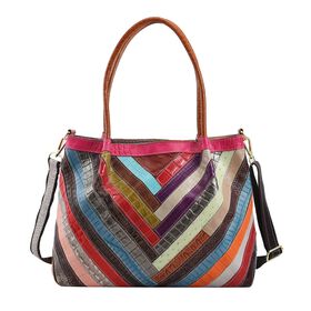 Chaos by Elsie Echtleder Patchwork Tasche