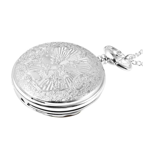 STRADA Taschenuhr mit 79cm Kette im Giraffenmotiv, Japanisches Uhrwerk image number 5