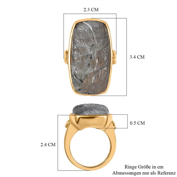 Feuer Labradorit Anh&auml;nger - 30,22 ct. image number 7