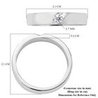 RHAPSODY - Diamant-Ring, zertifiziert VS E-F, 950 Platin  ca. 0,08 ct image number 5