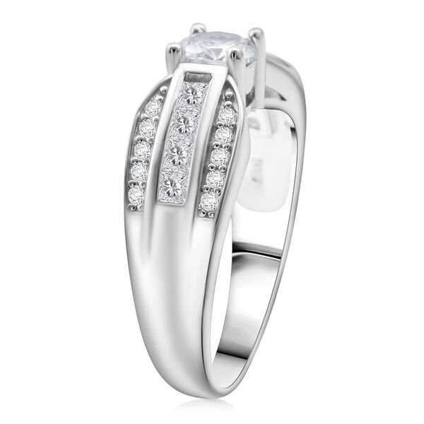 LUSTRO STELLA wei&szlig;er Zirkonia Ring image number 4