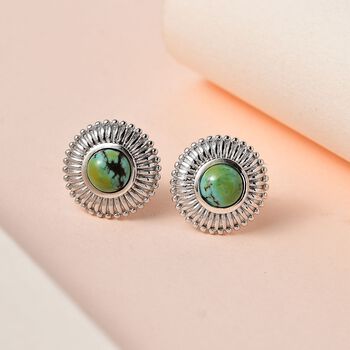 Sierra Nevada T&uuml;rkis Solit&auml;r Ohrringe - 1,20 ct.