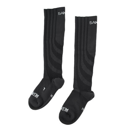 SANKOM Kompressionsstr&uuml;mpfe, L-XL, Grau, Gr&ouml;&szlig;e 42-46