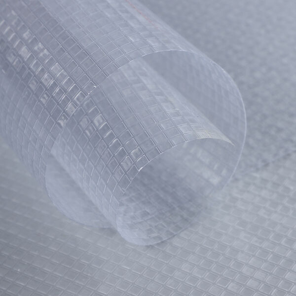 Statisch haftende Fensterfolie, nicht klebend, 90x185 cm, Karomuster image number 5