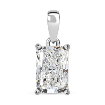LUXURIANT IGI zertifizierter VS2-F Labor Diamant Anh&auml;nger in 950 Platin - 2 ct.