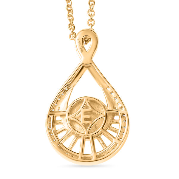 EVER TRUE S&uuml;&szlig;wasser Perle (9-9.5 mm), Wei&szlig;er Zirkon Schmuckset ca. 50 cm image number 4