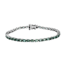 Grüner Kyanit Silber Armband 12,65 Ct
