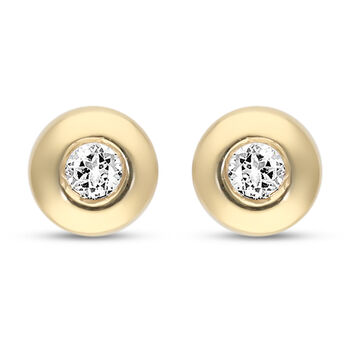 Diamant I2-I3 G-H Ohrstecker 585 Gelbgold ca. 0.10 ct