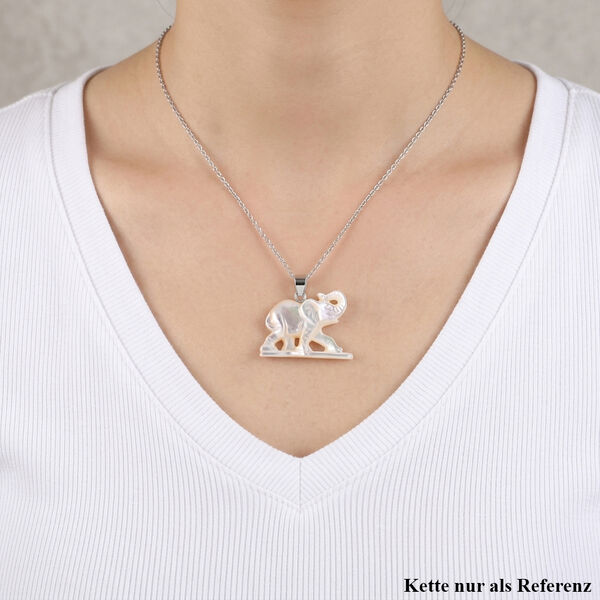 Perlmutt Anh&auml;nger 925 Silber image number 2