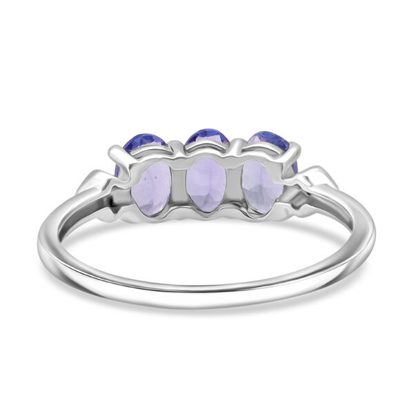 Tansanit und Labor Diamant Ring - 1,35 ct. image number 5