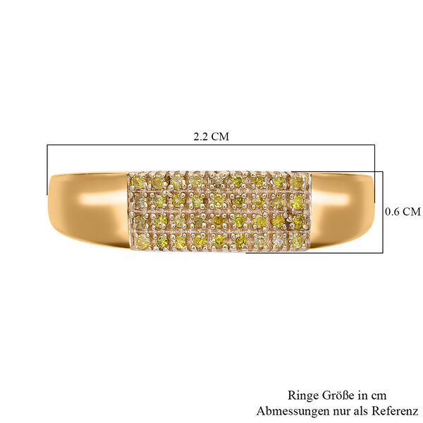 Gelber Diamant-Ring - 0,20 ct. image number 6