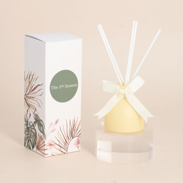 The 5th season, Raumduft in Keramikflakon, Gr&ouml;&szlig;e 7,5x5,5x3,5 cm, Cr&egrave;me-Gelb image number 2