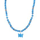 Blauer Howlit Halskette ca. 45 cm ca. 235,00 ct.