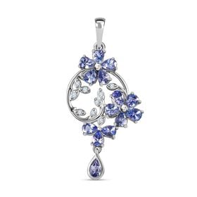 Tansanit Anhänger, ca. 2.13 ct