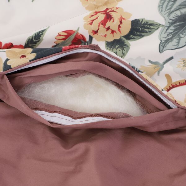 Serenity Night - 4-teiliges 100% Maulbeerseide Steppdecken-Set, Mehrfarbig image number 6