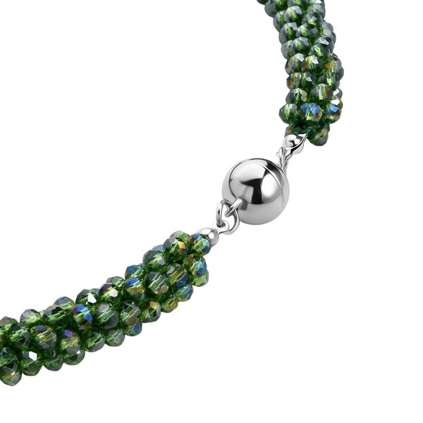 Gr&uuml;nes Kristall Schmuckset image number 6