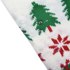 2er-Set - 2 Paar rutschfeste Haus Socken mit warmem Sherpa Futter, Einheitsgröße , Weihnachtsmotiv, Weiß und Rot  image number 5