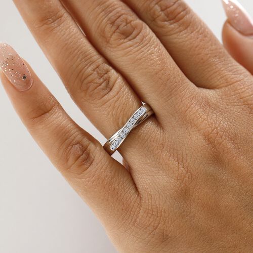 LUXURIANT DIAMOND- SI-GH Labor Diamant Ring, 925 Silber rhodiniert - 0,25 ct. image number 3