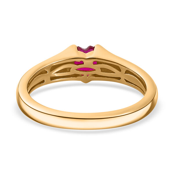 Afrikanischer Rubin-Ring - 0,70 ct. image number 6