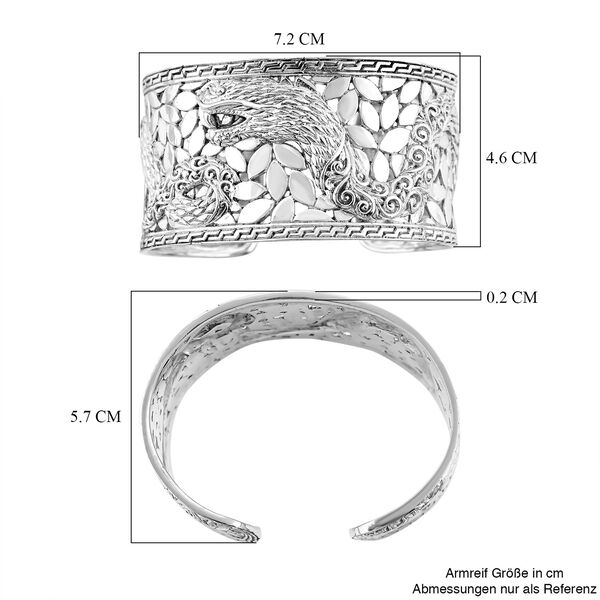 925 Silber Armreif ca. 19 cm ca. 60,00g image number 5