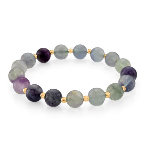 Fluorit Armband, flexibel, ca. 120,00 ct. image number 0