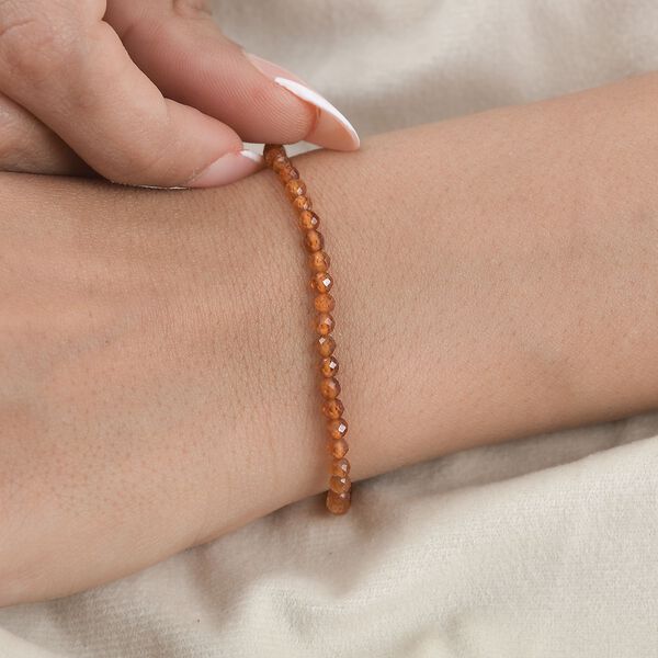 Hessonit Granat Armband, 19 cm - 15 ct. image number 2
