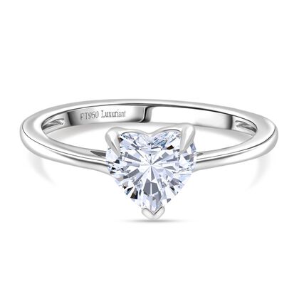 LUXURIANT DIAMOND - Lab Grown Diamant D-IF IGI zertifiziert Ring 950 Platin (Gr&ouml;&szlig;e 18.00) ca. 1.00 ct
