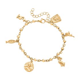 Reiner Edelstahl IP-Gelbbeschichtung Armband ca. 19 cm ca. 12,20g