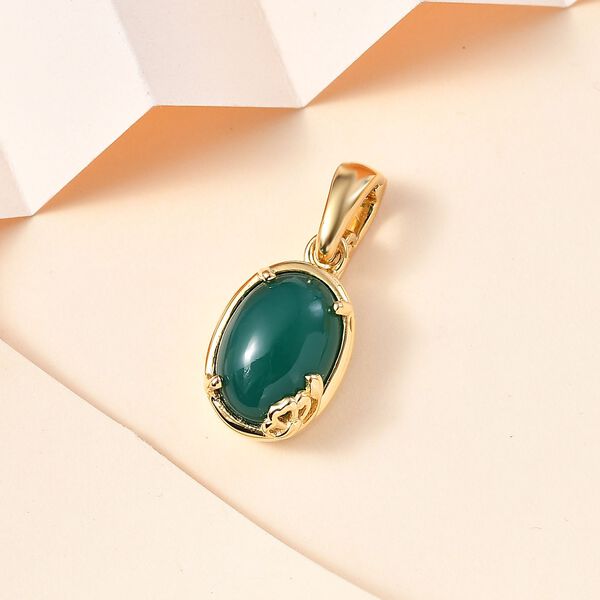 Verde Onyx Anhänger - 6,27 ct. image number 2