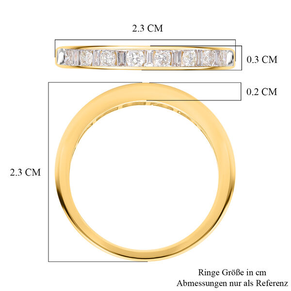 LUXORO SGL zertifizierter I1 Diamant-Bandring - 0,50 ct. image number 6