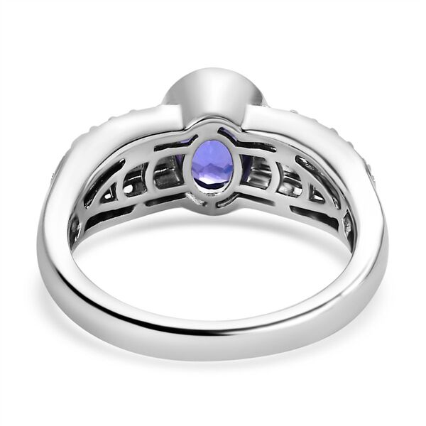 AA Tansanit und Zirkon Ring - 1,94 ct. image number 6