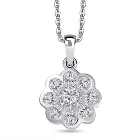 D’joy Moissanit Schmuckset 925 Silber rhodiniert ca. 1,76 ct.