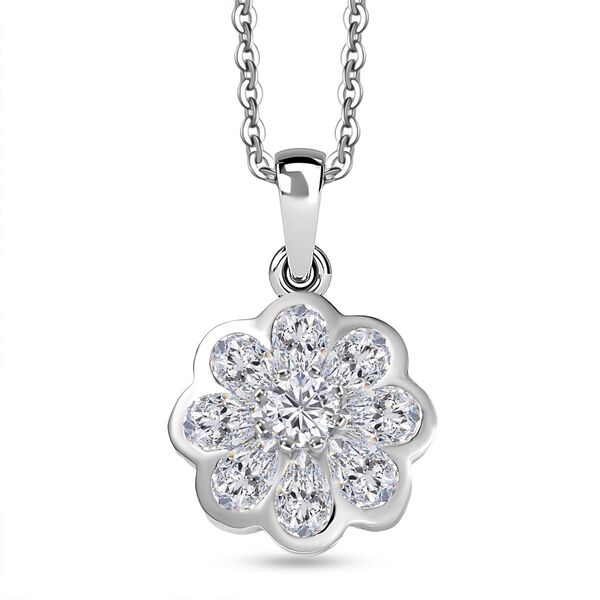 Djoy Moissanit Schmuckset 925 Silber rhodiniert ca. 1,76 ct. image number 0