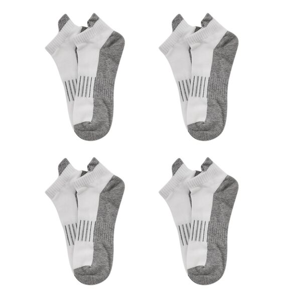 2er-Set Kupferfaser-Kompressions-Strumpfe, Antibakteriell und Anti-Geruch, L/XL (41-45), Weiß und grau image number 0
