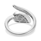 Diamant Ring 925 Silber Platin-Überzug image number 4