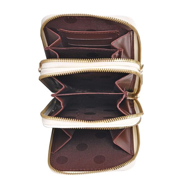 Modische Umh&auml;ngetasche mit RFID-Schutz, wei&szlig; Gr&ouml;&szlig;e: 11x7x18cm, wei&szlig; image number 5