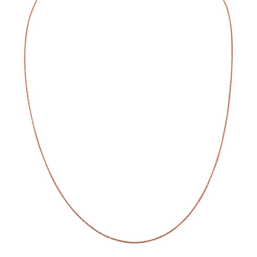 925 Silber rosévergoldet Kette ca. 60 cm ca. 2,84g image number 0