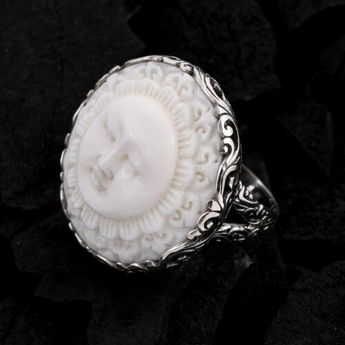 Royal Bali Kollektion - Ox-Bone Ring image number 1