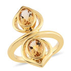 Citrin Ring 925 Silber vergoldet  ca. 1,43 ct image number 3