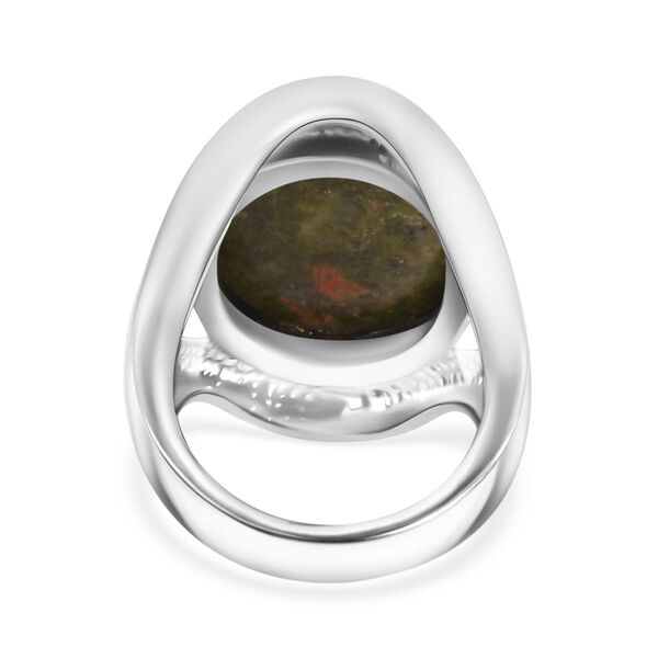 Unakite Ring - 18,01 ct. image number 6