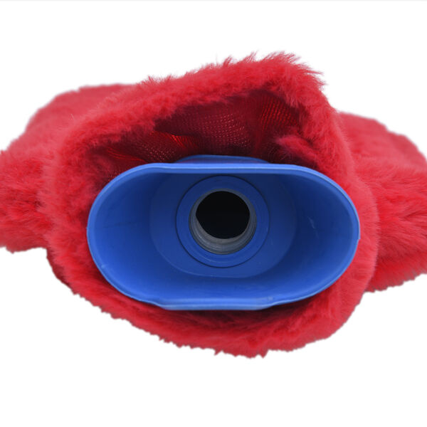 2er-Set W&auml;rmflasche mit Pl&uuml;schbezug, 2000ml und 1 Paar rutschfeste Haus Socken mit Sherpa Futter, Einheitsgr&ouml;&szlig;e 18x32 cm&nbsp; image number 3