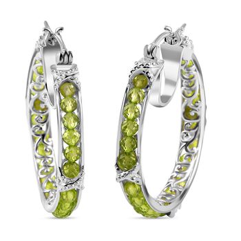 Peridot Ohrringe Messing ca. 11.97 ct