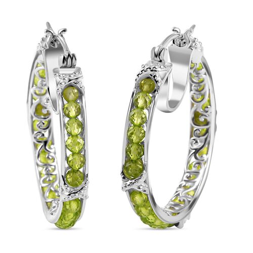 Peridot Creolen - 11,97 ct. image number 0