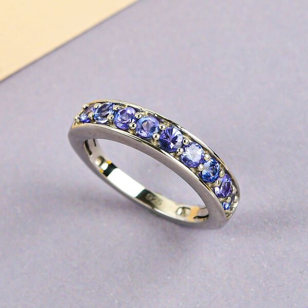 AA Tansanit-Ring - 0,86 ct. image number 2