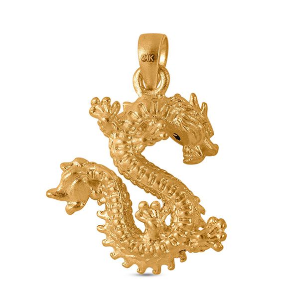 Drachen Anhänger in 999 Gold image number 6