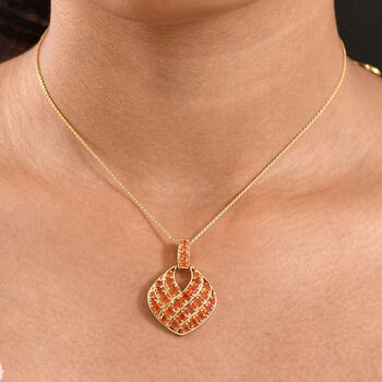 D'Joy AAA Blaze Feueropal Schmuckset ca. 50 cm 925 Silber 750 Gelbgold Vermeil ca. 2,12 ct.