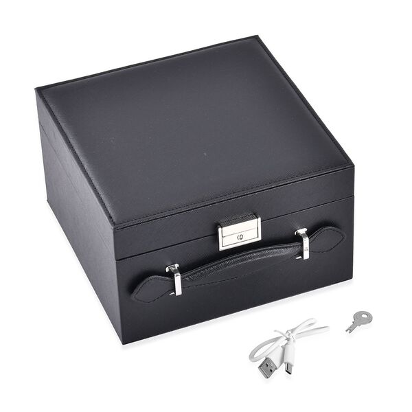 LED Schmuckbox, schwarz