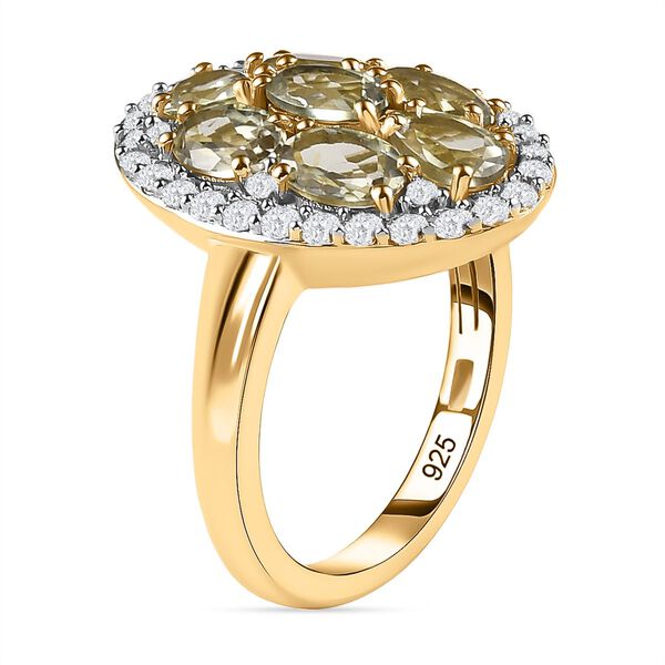 AAA Turkizit und Zirkon-Ring - 4,11 ct. image number 5