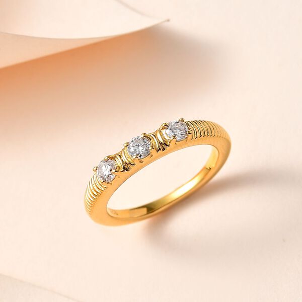 Moissanit Ring - 0,32 ct. image number 8