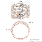 Diamant Ring 925 Silber Rosevergoldet image number 6